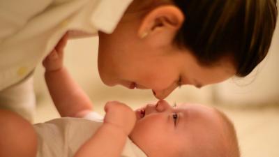 Mother and baby